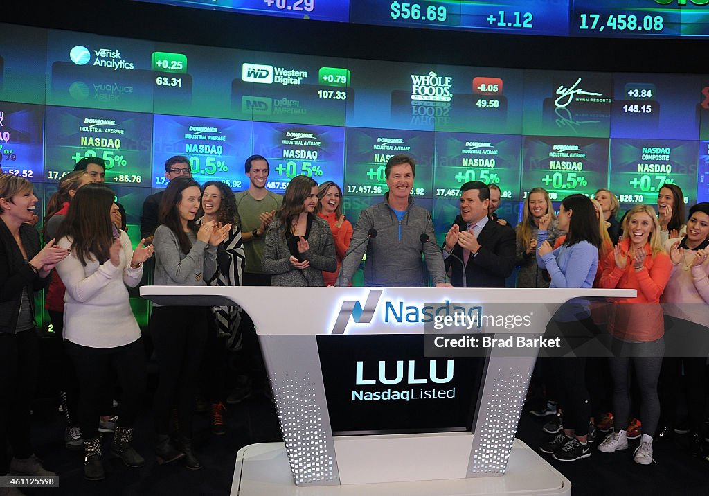 Lululemon athletica inc. Rings The NASDAQ Opening Bell