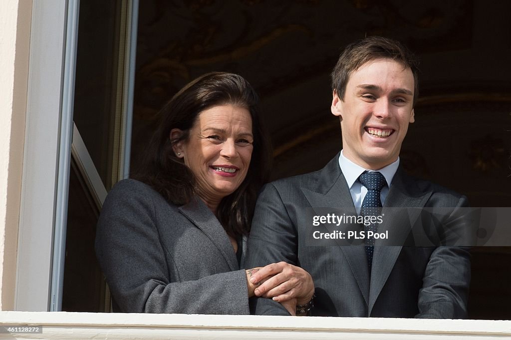 Official Presentation Of The Monaco Twins: Princess Gabriella of Monaco And Prince Jacques of Monaco At The Palace Balcony