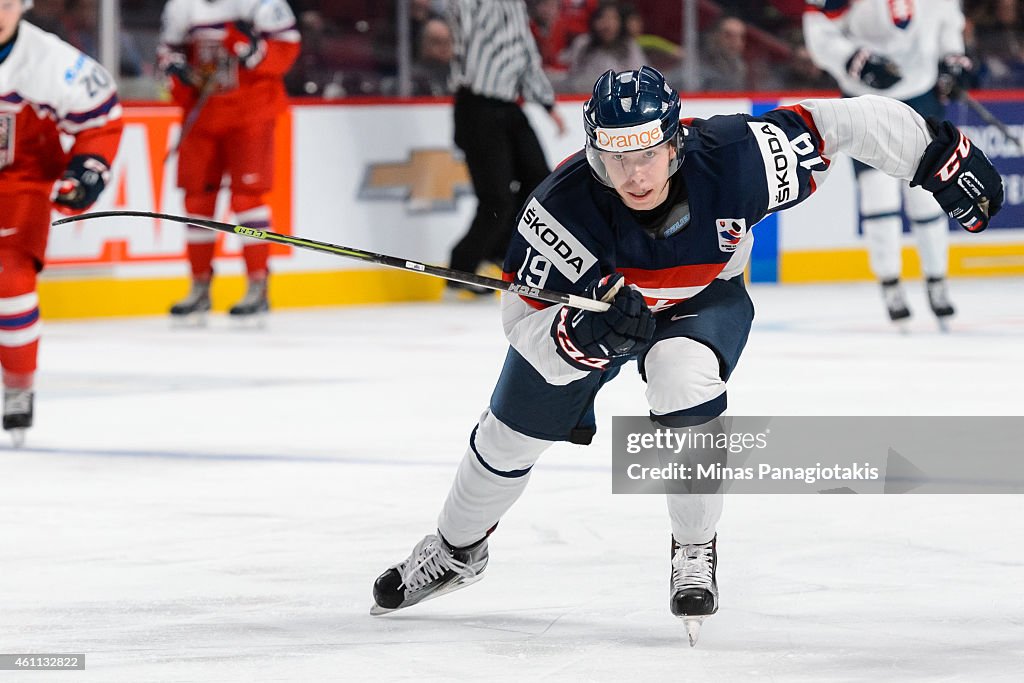 2015 IIHF World Junior Championship - Quarterfinal - Czech Republic v Slovakia