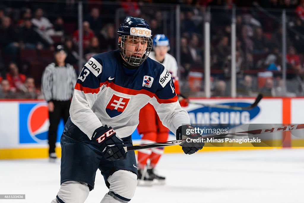 2015 IIHF World Junior Championship - Quarterfinal - Czech Republic v Slovakia