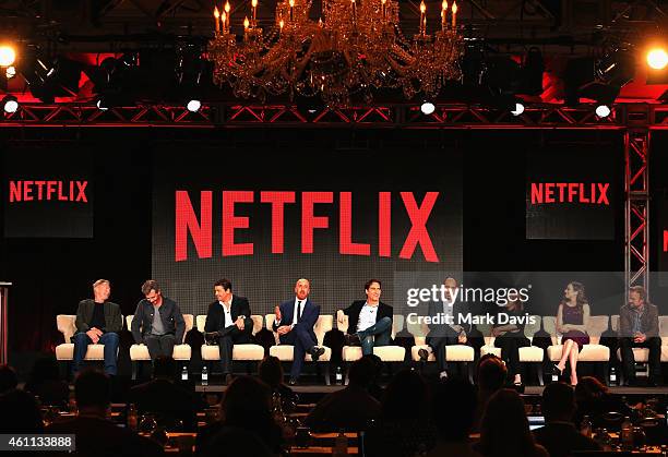 Sam Shepard, Ben Mendelsohn, Kyle Chandler, Todd A. Kessler, Daniel Zelman, Glenn Kessler, Sissy Spacek, Linda Cardellini and Norbert Leo Butz speak...