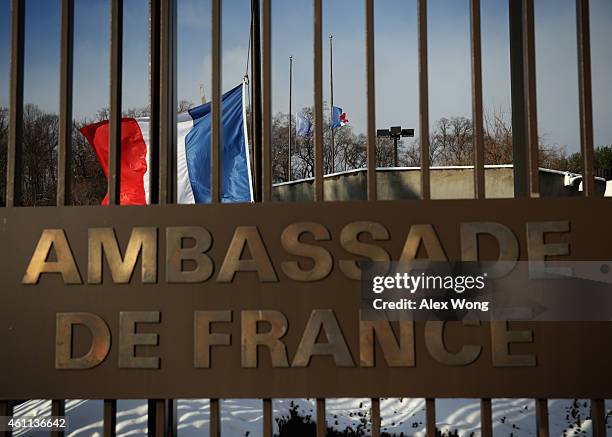 Embassu Flags Embassy Of France Washington Dc Photos and Premium High Res Pictures ...