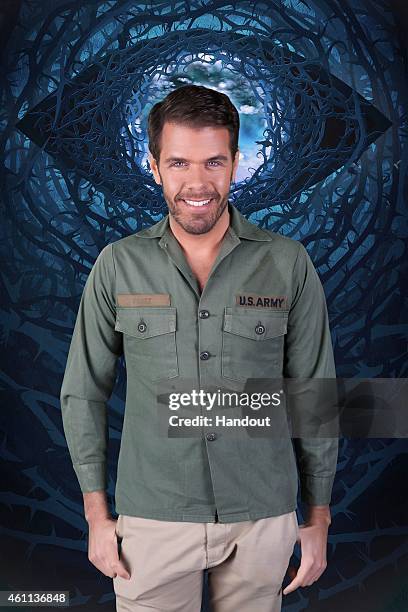 In this photo provided by Channel 5, Celebrity Big Brother 2015 housemate Perez Hilton poses for a photo ahead of the launch of the Channel 5 reality...