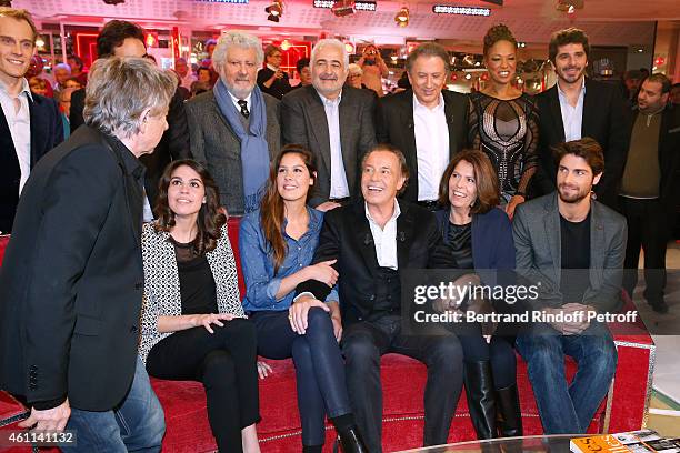 David Alexis, Michel Loeb, Guy Savoy, Michel Drucker, Lisa Simone, Patrick Fiori, Roman Polanski, Elsa Leeb, Fanny Leeb, Beatrice Leeb, her husband,...