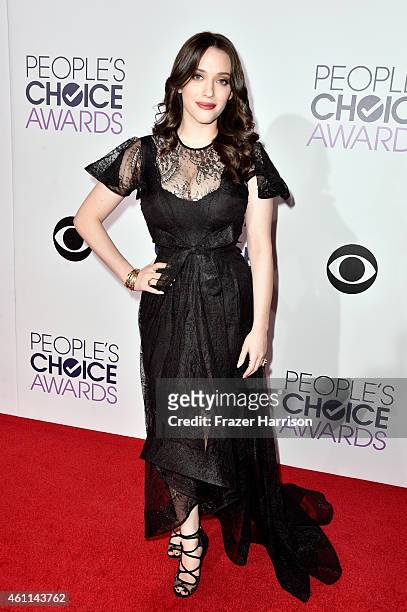Actress Kat Dennings attends The 41st Annual People's Choice Awards at Nokia Theatre LA Live on January 7, 2015 in Los Angeles, California.