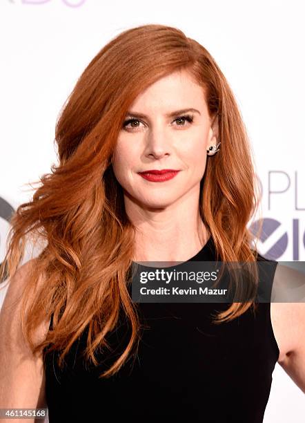 Actress Sarah Rafferty attends The 41st Annual People's Choice Awards at Nokia Theatre LA Live on January 7, 2015 in Los Angeles, California.