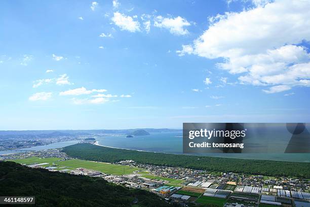 mt. kagamiyama - saga prefecture stock pictures, royalty-free photos & images