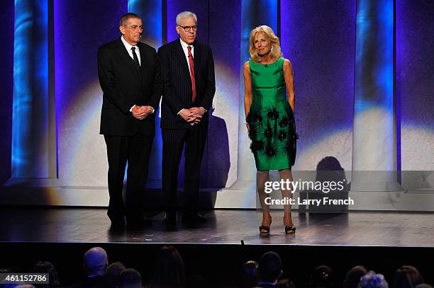 Chairman, Friars Foundation Gift of Laughter for Wounded Warriors Program Leonard Wilf, Co-Founder, Co-CEO, The Carlyle Group David Rubenstein and...