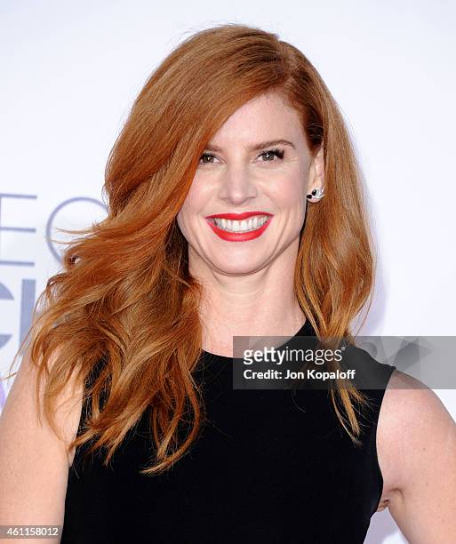 Actress Sarah Rafferty attends The 41st Annual People's Choice Awards at Nokia Theatre L.A. Live on January 7, 2015 in Los Angeles, California.