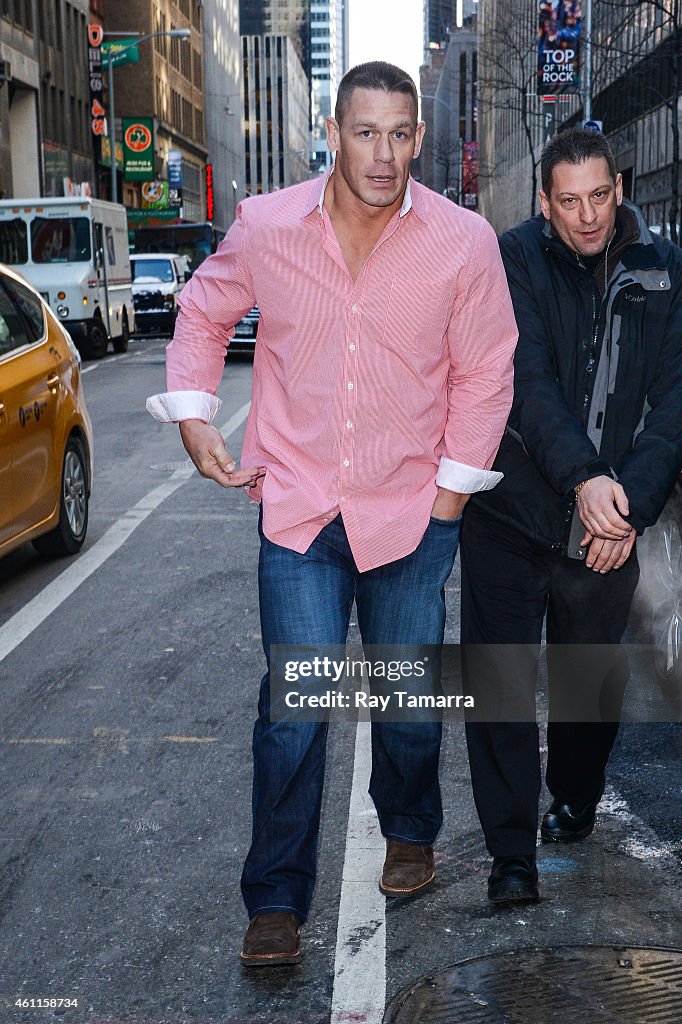 Celebrity Sightings In New York City - January 07, 2015