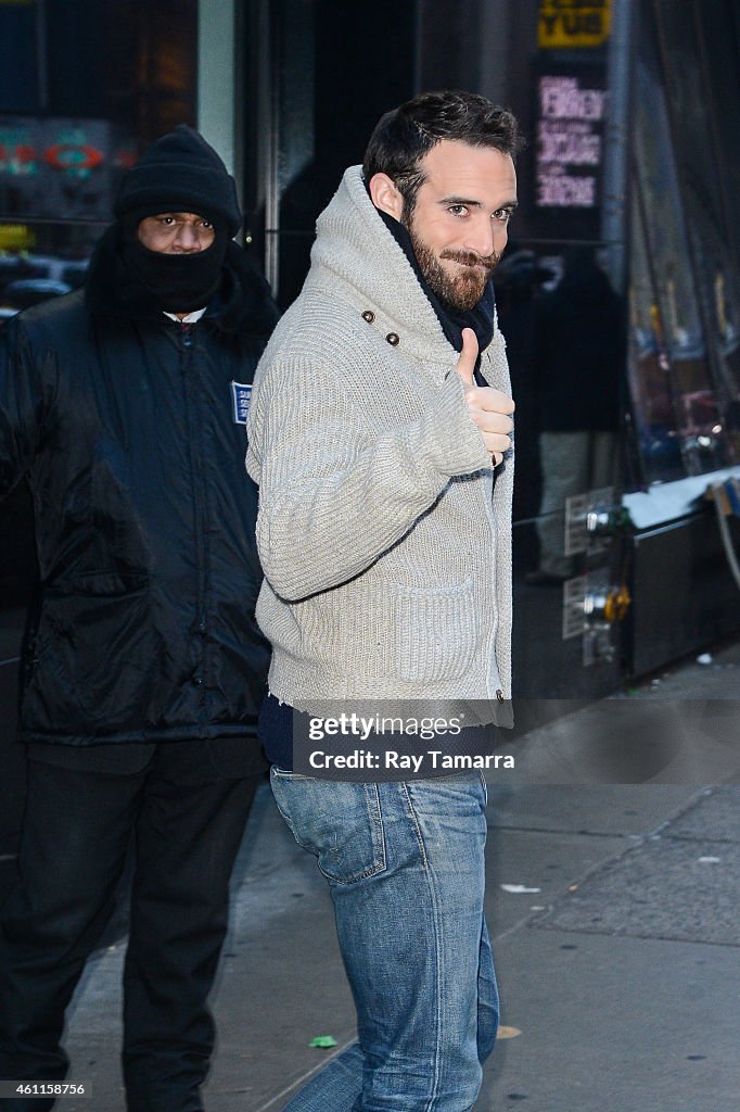 Celebrity Sightings In New York City - January 07, 2015