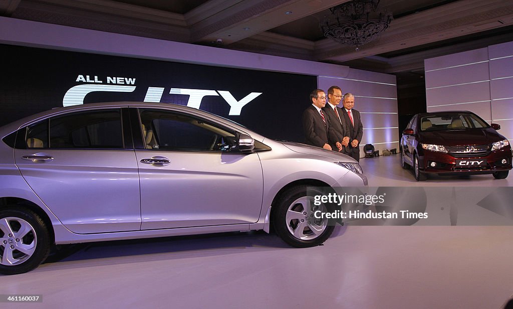 New Delhi: Launch Of New Fourth Generation Honda City Sedan