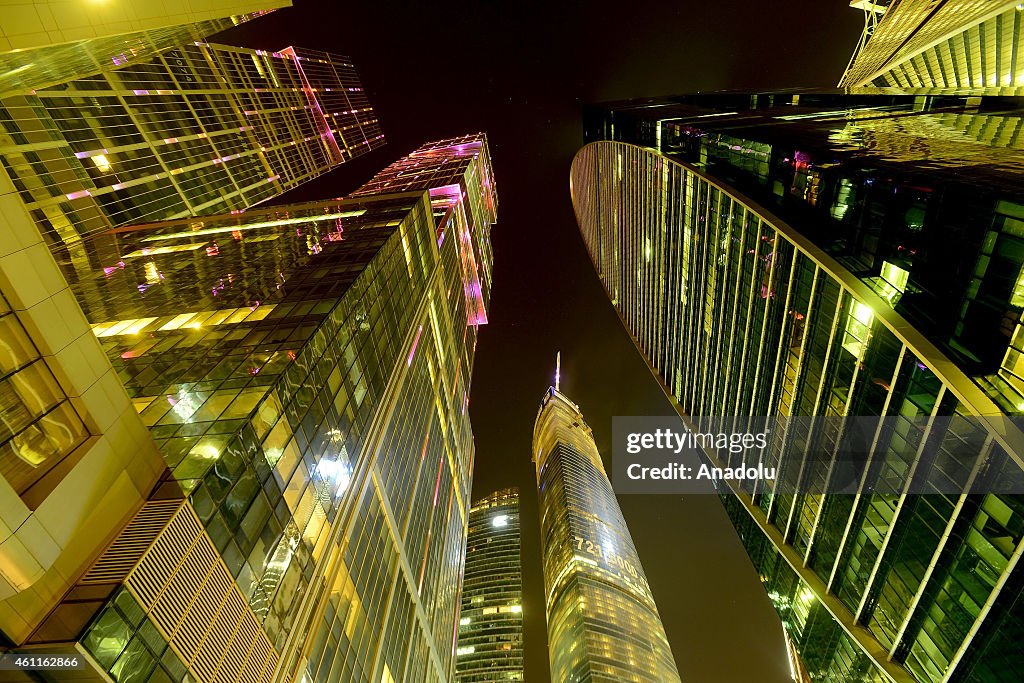 Viewing platform at Moscow International Business Center