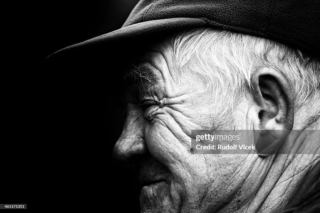 Old man profile