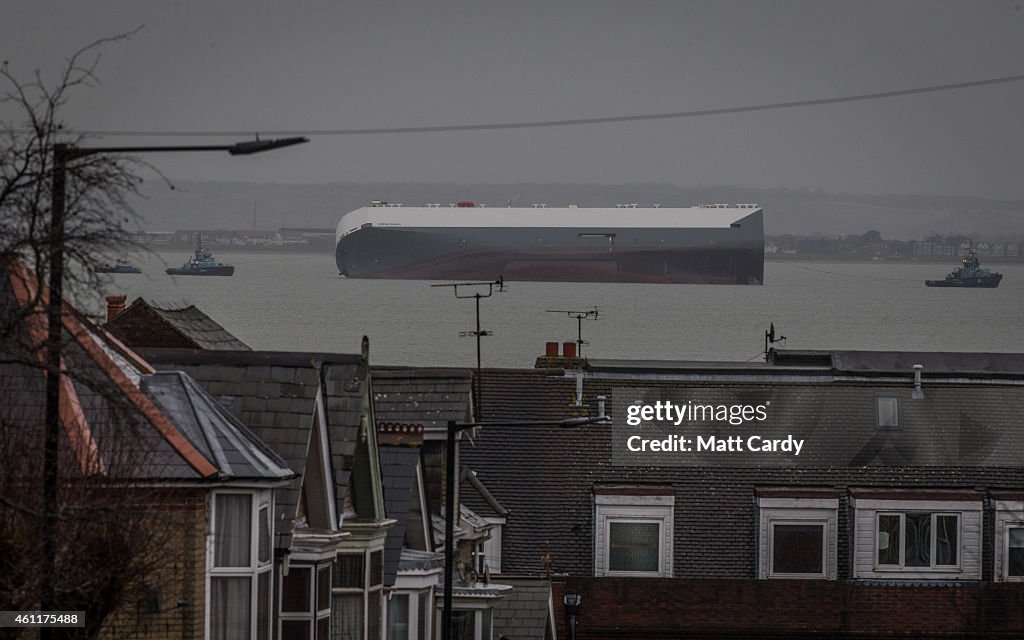 Stricken Cargo Ship Is Refloated