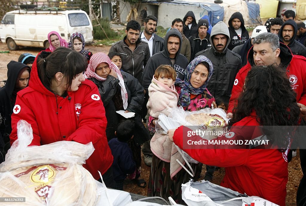 LEBANON-SYRIA-REFUGEE-WEATHER-RED CROSS