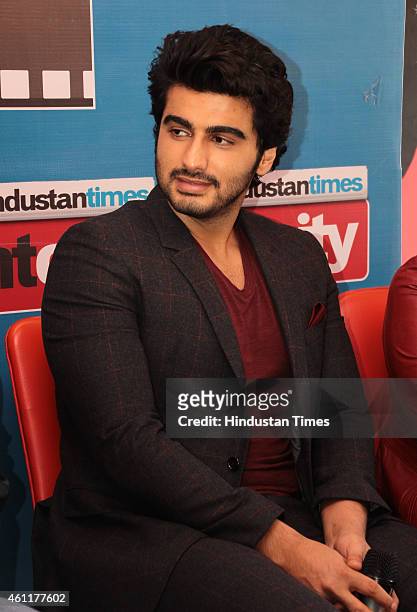 Bollywood actor Arjun Kapoor during an exclusive interview for his upcoming movie Tevar at HT Media Office on January 05 New Delhi, India.