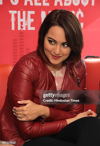 Bollywood actress Sonakshi Sinha during an exclusive interview for her upcoming movie Tevar at HT Media Office on January 05 New Delhi, India.