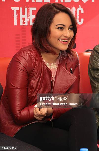 Bollywood actress Sonakshi Sinha during an exclusive interview for her upcoming movie Tevar at HT Media Office on January 05 New Delhi, India.