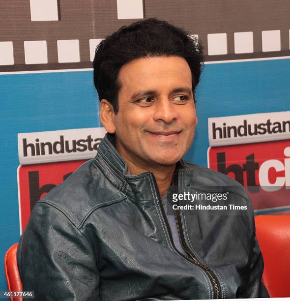 Bollywood actor Manoj Bajpai during an exclusive interview for his upcoming movie Tevar at HT Media Office on January 05 New Delhi, India.