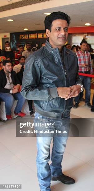 Bollywood actor Manoj Bajpai during an exclusive interview for his upcoming movie Tevar at HT Media Office on January 05 New Delhi, India.