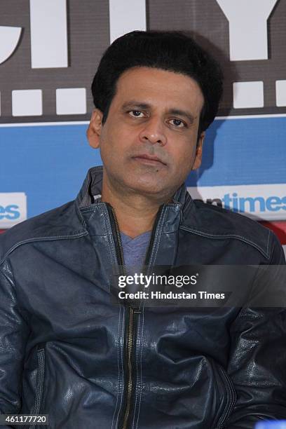 Bollywood actor Manoj Bajpai during an exclusive interview for his upcoming movie Tevar at HT Media Office on January 05 New Delhi, India.