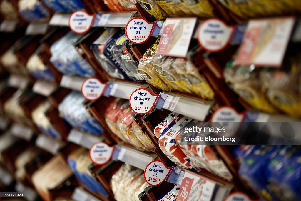 Inside A Tesco Plc Supermarket As Retailer Announces Price Cuts And Store Closures