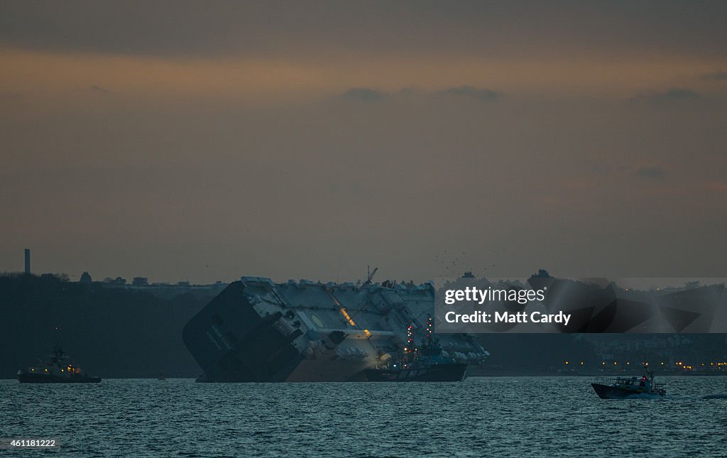 Stricken Cargo Ship Is Refloated