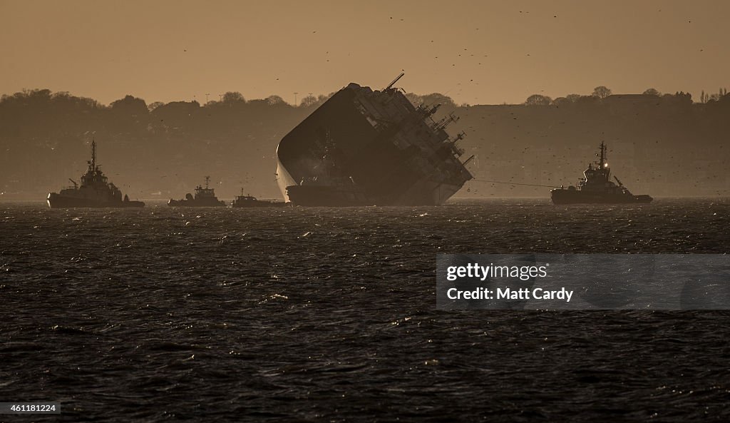 Stricken Cargo Ship Is Refloated