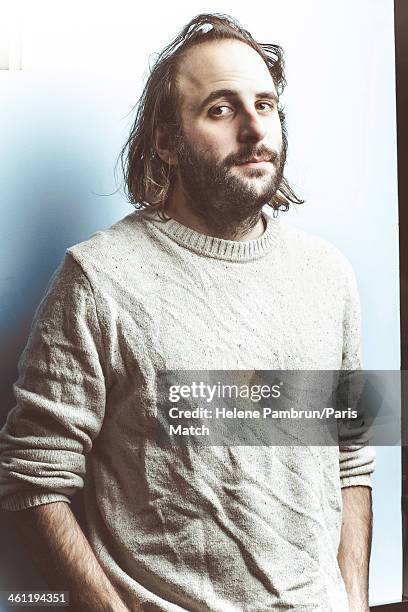 Film director and actor Vincent Macaigne is photographed for Paris Match on December 7, 2013 in Paris, France.