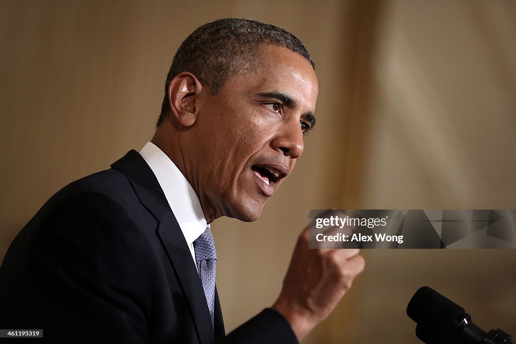 President Obama Delivers Remarks On Emergency Unemployment Insurance