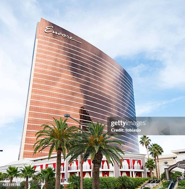 encore las vegas strip - las vegas hotel stock pictures, royalty-free photos & images