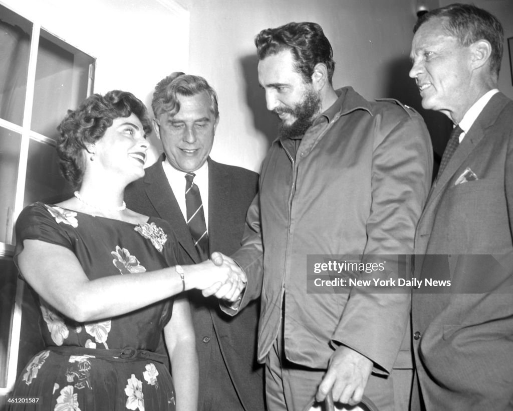 Fidel Castro visits New York