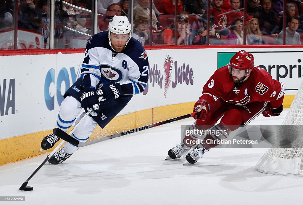 Winnipeg Jets v Arizona Coyotes