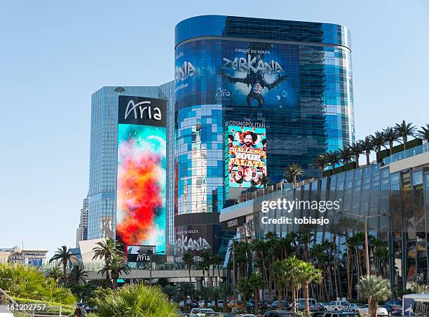 aria casino las vegas strip - aria resort and casino stock-fotos und bilder