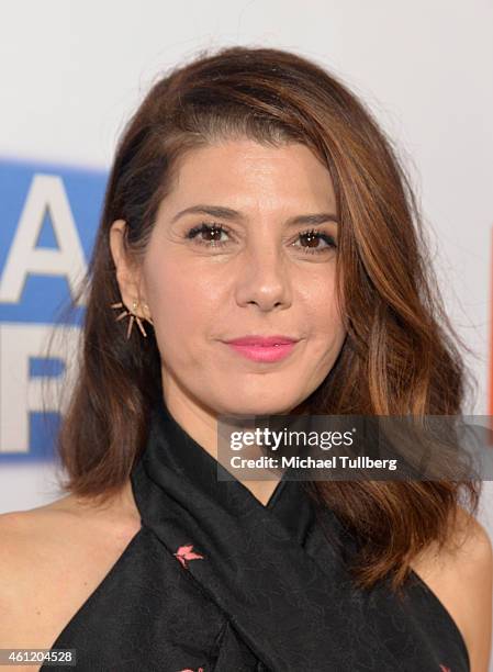 Actress Marisa Tomei attends the premiere of Pantelion Films' "Spare Parts" at ArcLight Cinemas on January 8, 2015 in Hollywood, California.