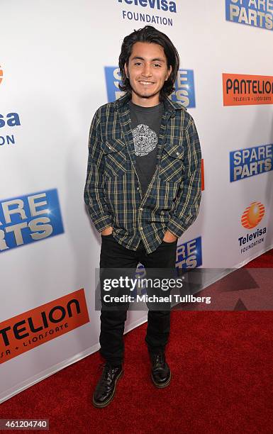 Actor Jose Julian attends the premiere of Pantelion Films' "Spare Parts" at ArcLight Cinemas on January 8, 2015 in Hollywood, California.
