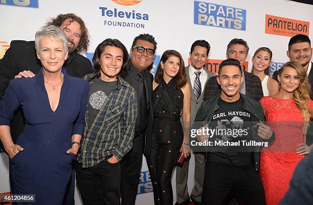 Actress Jamie Lee Curtis, executive producer Sean McNamara, actor Jose Julian, comedian George Lopez, actors Marisa Tomei, David Del Rio, Carlos...