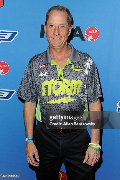 Professional bowler Pete Weber attends the 6th Annual CP3 PBA Celebrity Invitational presented by AMF hosted by L.A. Clippers all-star guard Chris...