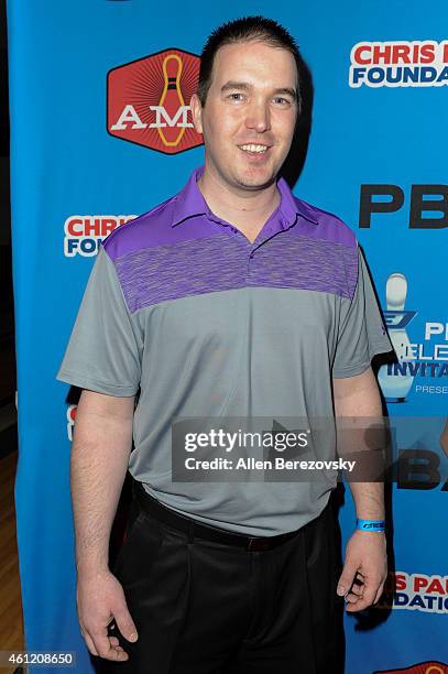 Professional bowler Sean Rash attends the 6th Annual CP3 PBA Celebrity Invitational presented by AMF hosted by L.A. Clippers all-star guard Chris...