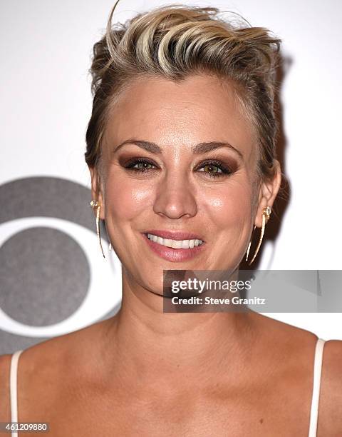 Kaley Cuoco-Sweeting poses at The 41st Annual People's Choice Awards at Nokia Theatre LA Live on January 7, 2015 in Los Angeles, California.