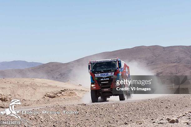 Steven Rotsaert - Dirk den Dooven - Peter Bell MAN Eur","Dakar 2015","Stage 05 Copiapo - Antofagasta 8-jan-2015"