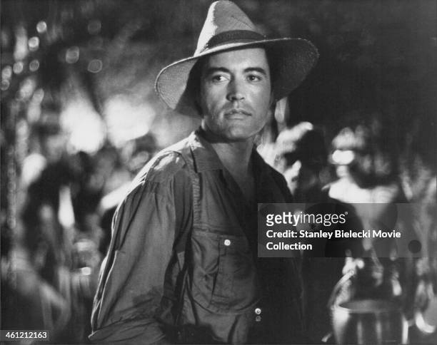 Actor Powers Boothe in a scene from the movie 'The Emerald Forest', 1985.
