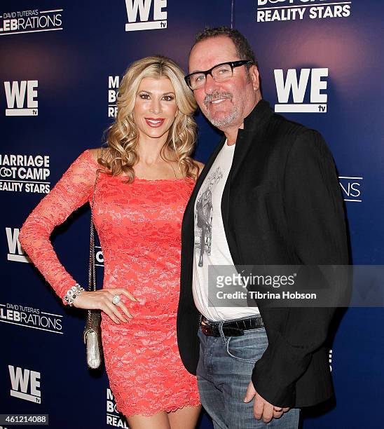 Alexis and Bellino Jim Bellino attend WE TV's 'Marriage Boot Camp' reality stars & 'David Tutera's Celebrations' premiere party at 1 OAK on January...