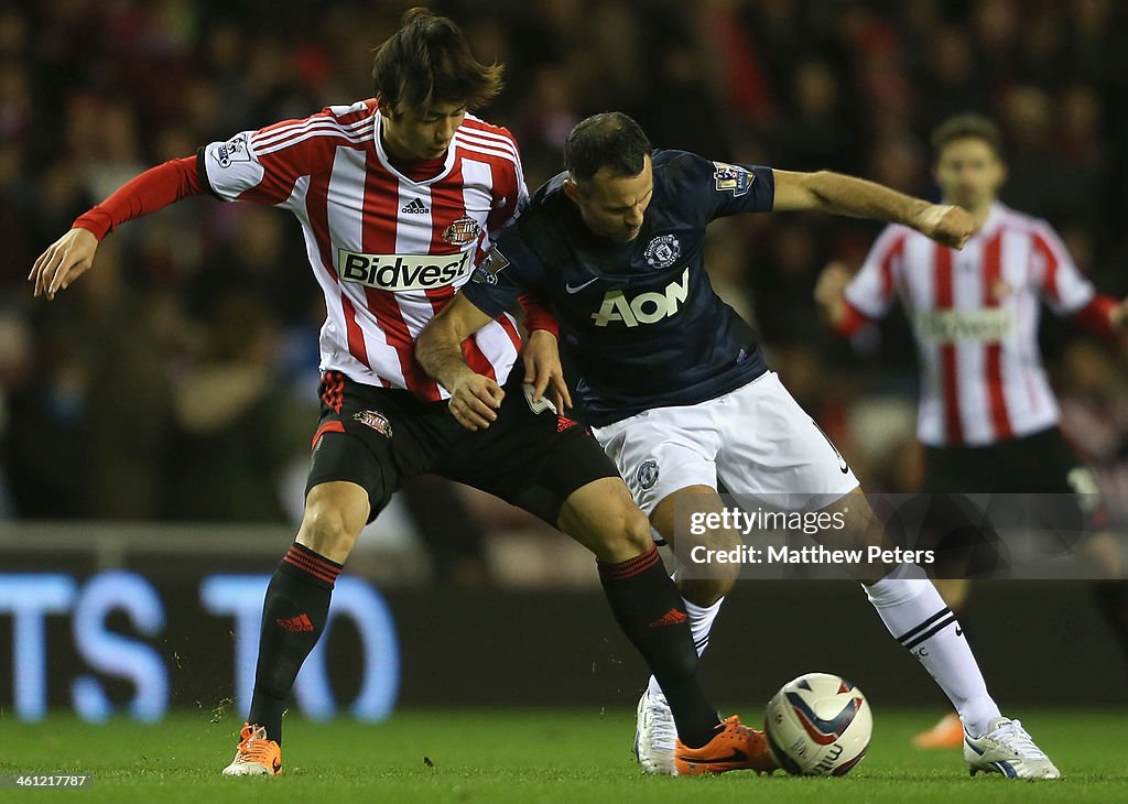 Sunderland v Manchester United - Capital One Cup Semi-Final: First Leg