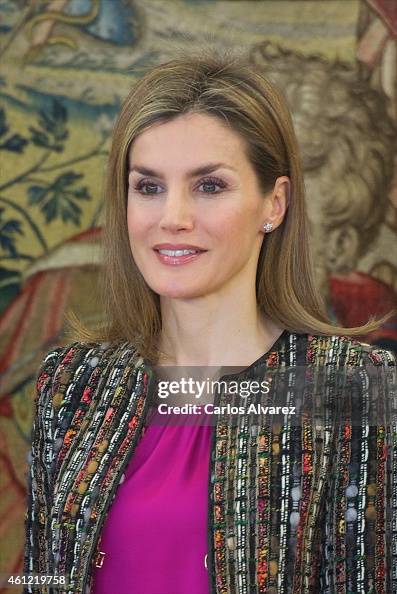 Spanish Royals Attend Audiences At Zarzuela Palace Spanish Royals Attend Audiences At Zarzuela Palace