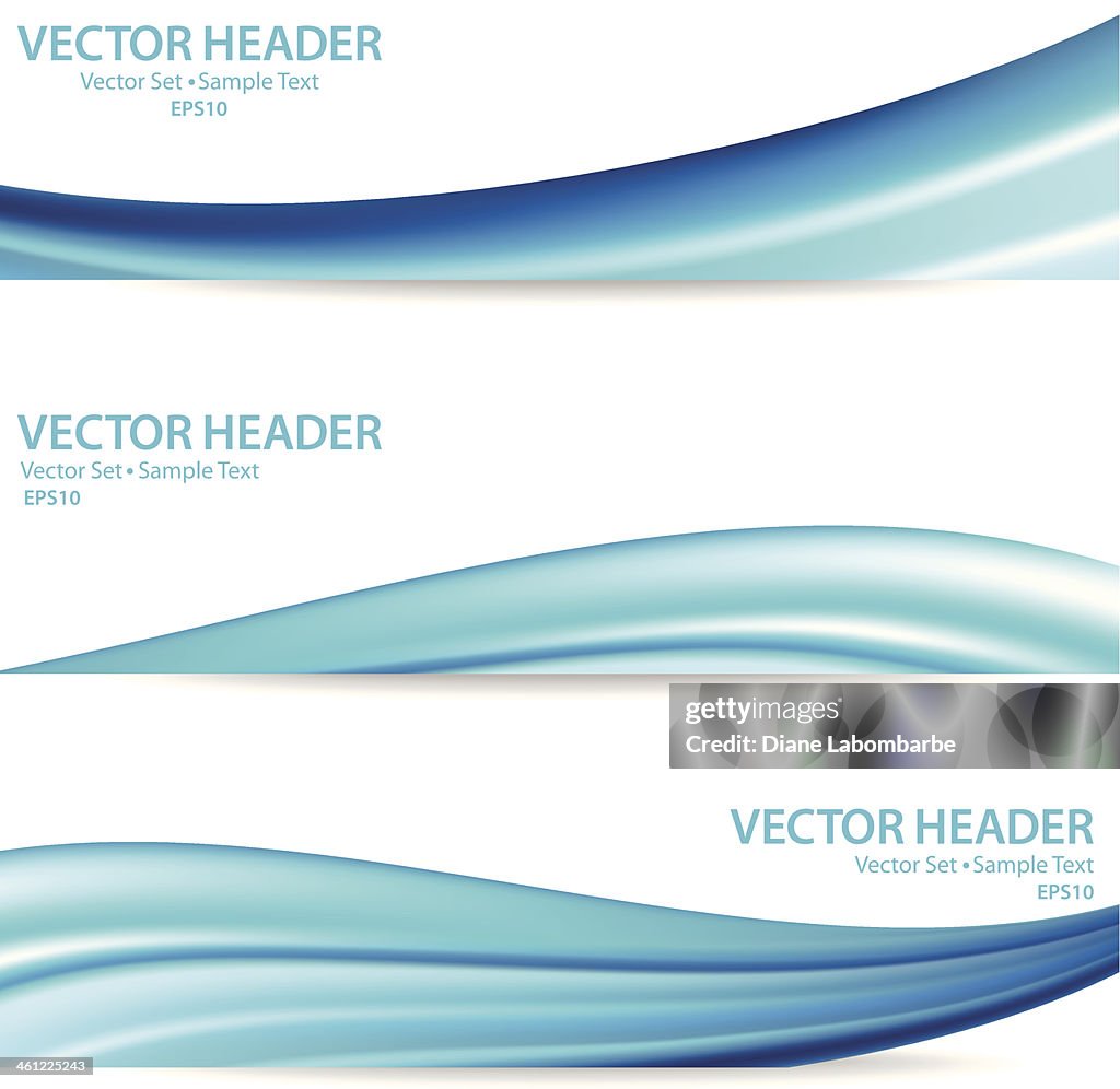 Header Custom Css Blue Web Header Set Blue High-Res Vector Graphic - Getty Images
