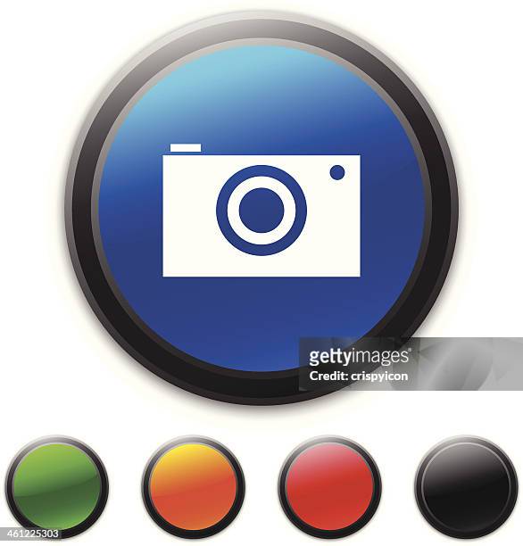 カメラアイコン - コンパクトカメラ点のイラスト素材／クリップアート素材／マンガ素材／アイコン素材