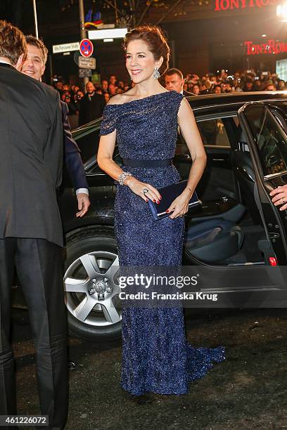 Mary Crown Princess of Denmark arrives at the Bambi Awards 2014 on November 13, 2014 in Berlin, Germany.