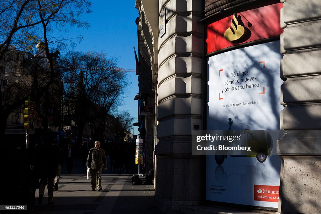 Banco Santander SA Bank Branches As Chairman Reveals Vision To Raise Capital